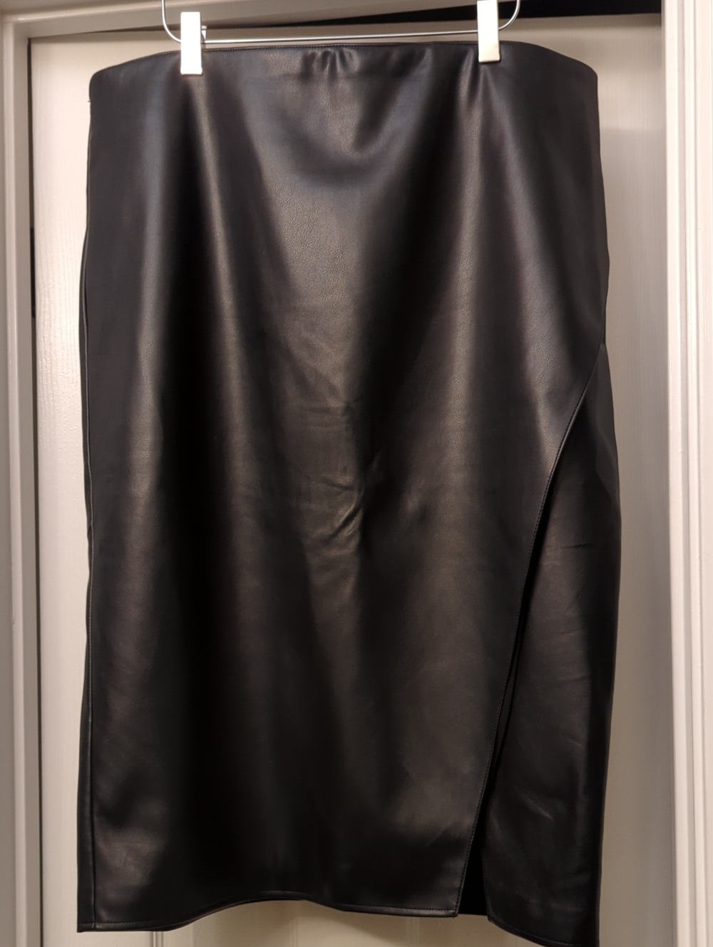 Lularoe Luxe Maeve Black Faux Leather skirt